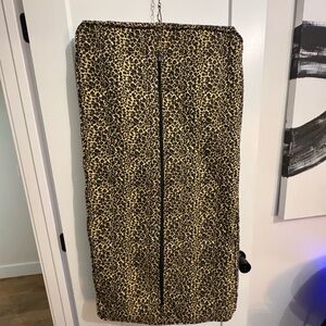 Leopard Print Garment Bag